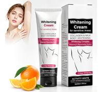 Crema Schiarente Ascelle Corpo -50g Idratante e Nutriente, Anti-Macchie per Ascelle - Crema Viso per Pigmentazione, Crema Illuminante e Schiarente per Viso, Corpo, Mani, Collo, Piedi