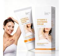 Crema Schiarente Corpo 60g per Ascelle, Collo, Gomiti e Ginocchia, con Niacinamide Vitamina C ed E, Texture Leggera, Crema Schiarente Pelle da Donna