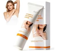Crema Schiarente Corpo e Intima 60g con Niacinamide,Vitamina C ed E,Crema Sbiancante Aree Scure per Ascelle, Inguine,Ginocchia,Gomiti e Cosce Interne, Idratante Uniformante per Uomo e Donna