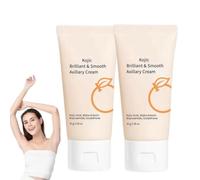 Crema schiarente per ascelle all'acido cogico, crema schiarente per la pelle, lozione corpo per la pelle, ascelle scure, assorbimento rapido, riduzione degli odori (2 pezzi)