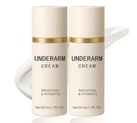 Crema schiarente per ascelle per un tono liscio e uniforme, crema sbiancante per ascelle, cura quotidiana per ascelle più luminose, formula delicata senza candeggina, assorbimento rapido (2PCS)