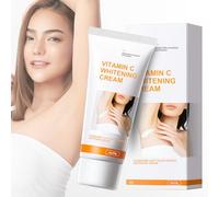 Crema Schiarente per Corpo 60g,Crema Riduci Macchie Scure con Vitamina C,Idratante e Illuminante per Ascelle,Gomiti,Ginocchia e Zone Sensibili,Pelle Più Chiara e Uniforme