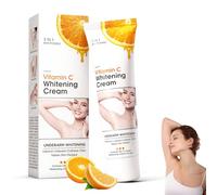 Crema Schiarente per il Corpo, Con Niacinamide E Vitamine C & E, Aiuta a Ridurre le Discromie Cutanee Sotto le Ascelle, Sul Collo, Sui Gomiti, Sulle Ginocchia e Sulla Parte Interna delle Cosce, 50g