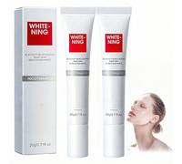 Crema schiarente per la pelle,crema schiarente per la cura della pelle,pelle liscia e riduzione delle rughe,maschera da notte schiarente anti-età, idratante e schiarente per le macchie scure (2Pezzo)