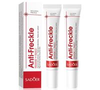 Crema Schiarente per Lentiggini, 2 pezzi Anti-lentiggini e Illuminante per la Pelle, Crema Efficace Contro le Macchie Pigmentarie e le Macchie Scure sul Viso per Tutti i Tipi di Pelle