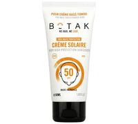 Crema solare BOTAK SPF50 per la testa rasata | Vegan, francese | Protezione UV molto alta | 0 macchie bianche | Non grassa | Impermeabile | Anti-secchezza | Regola il pH e il microbiota | 50mL