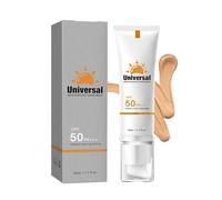 Crema solare colorata SPF 50, Tinted Sunscreen per viso, opaca, crema solare per tutti i tipi di pelle, con pelle sensibile, 50 ml