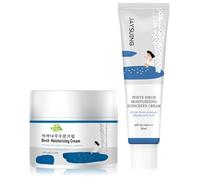 Crema Solare idratante con linfa di betulla, SPF 50 PA++++,Korean Sunscreen, effetto opaco, senza residui bianchi, alta protezione UV, ecologica e sicura per la barriera corallina (50ML)
