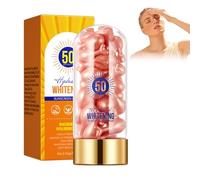 Crema solare idratante, crema da giorno Lsf 50+, crema viso luminosa contro le macchie di pigmento, bilancia il tono della pelle, idratante e schiarente, corregge il tono della pelle e protegge dai