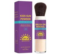Crema solare minerale in polvere per bambini SPF 30, a lunga durata, leggera e traspirante, con finitura opaca naturale, per pelli secche e sensibili (1pc)