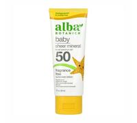 Crema Solare Minerale Trasparente Per Bambini SPF 50+ 3 Oz Di Alba Botanica