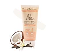 Crema Solare Naturale Minerale Neonati & Bambini FPS 30 Suntribe - 100 ml, Biologica, Senza Profumo - 100% Naturale, Resistente all'Acqua - "Migliore Crema Solare Minerale" (The Independent)