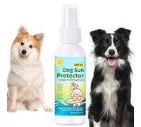 Crema solare per cani - Spray corpo difesa UV SPF 25 | Protezione solare per cani da 50 ml per spiaggia all'aperto, campeggio, escursionismo, cortile, strada, vacanza