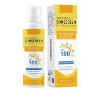 Crema solare per cuoio capelluto, SPF Hundred Plus, spray non grasso | Spray leggero per difesa solare SPF100+, 100 ml, blocca i raggi nocivi senza lasciare residui oleosi all'interno delle