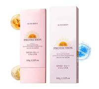 Crema Solare - Protezione Solare Idratante,100g Lozione Corpo Idratante Tinta Naturale Sicura per Uso Quotidiano E Resistente All'acqua per Sport E Spiaggia