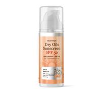 Crema solare viso BrainMax Dry Oils, SPF 50, 50 ml Olio minerale leggero con SPF 50 per pelli sensibili e problematiche
