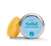 Crema solida per piedi biologica con cera d'api e burro di karité - Da 4peoplewhocare® - Crema ecologica per la cura dei piedi secchi - Al profumo di rosmarino fresco ed eucalipto (Can)