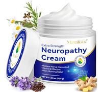 Crema Sollievo Neuropatia 120g, Sollievo Rapido per Dolore ai Nervi, Formicolio e Intorpidimento,Crema Antidolorifica con Arnica, Vitamina B6 e Aloe Vera, Uso per Piedi, Mani, Gambe e Schiena,Naturale