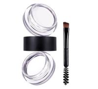 Crema Sopracciglia,Pomade Sopracciglia con Pennello Doppia Estremità - Cosmetici Impermeabili con Definitore di Precisione Per Donne