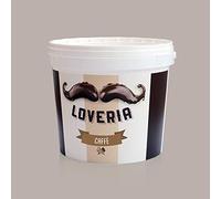Crema Spalmabile al Gusto Caffè Loveria Leagel - 5,5 Kg - Ideale per Variegare Decorare Farcire Cremini Gelato Yogurt Dolci Semifreddi