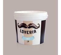 Crema Spalmabile al Gusto Latte Loveria Leagel - 5,5 Kg - Ideale per Variegare Decorare Farcire Cremini Gelato Yogurt Dolci Semifreddi