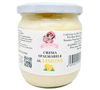Crema Spalmabile al Limone 400g - Pronta all’Uso, Per Farciture e Decorazioni Ante e Post Forno, Senza Derivati di Palma, Resistente a Cottura e Surgelazione