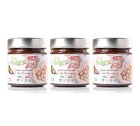 Crema Spalmabile Nocciola Senza Olio di Palma (3 x 250gr) Crema di Nocciole Artigianale Prodotta in Italia, Nocciolata Nata dalla Partnership Tra Il Consorzio CO.N.C.I. e l'Università Di Napoli