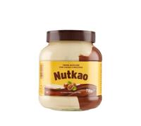 Crema Spalmabile Nutkao Duo Crema Bicolore con Cacao e Nocciole Barattolo 750 g