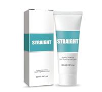 Crema Stirante per Capelli,Cheratina per Capelli Trattamento Lisciante Crema,Anticrespo Capelli Professionale Stiratura Capelli,per Capelli Ricci,Capelli Secchi e Capelli Danneggiat 60ml