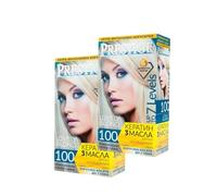 Crema-tinta resistente per capelli 100 "Vip's Prestige" schiarisce di 7 tonalità/Крем-краска для волос Крем-осветлитель на 7 тонов (2шт)