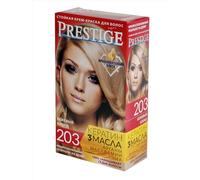 Crema-tinta resistente per capelli 203 Beige blonde "Vip's Prestige" all'olio di argan, macadamia e chia