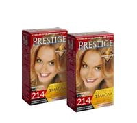 Crema-tinta resistente per capelli 214 Biondo dorato "Vip's Prestige" all'olio di argan, macadamia e chia/Крем-краска для волос Золотисто-русый (2шт)