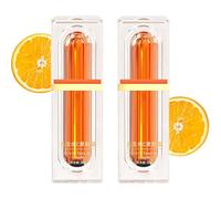 Crema tonificante per il trucco giapponese alla vitamina C, crema tonificante alle cinque vitamine C, correttore idratante illuminante, idratazione a lunga durata (2Pcs)