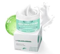 Crema Urea al 40%, Crema Piedi Urea per Piedi e Mani con Acido Ialuronico, Tea Tree e Aloe Vera per Un'idratazione Profonda, Rimozione e Ammorbidimento dei Calli