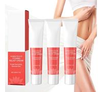 Crema Vagisafe per il sollievo dal prurito, Crema Vagisafe per il sollievo dal prurito per donne, Gel lenitivo e rinfrescante per il sollievos dal pruritos, Detergente, 20 g, Formula naturale (3PCS)