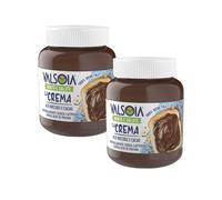 Crema Vegetale Spalmabile Alle Nocciole Valsoia 2 Barattoli Da 400 g