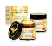 Crema veleno d'api con propoli, cura lenitiva della pelle per pelle secca | Con veleno d'api, propoli e olio di jojoba, cura piacevole per la pelle secca, sensibile e stressata nella vita di tutti i