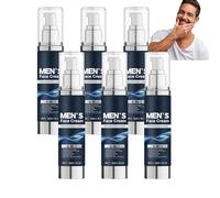 Crema viso 6 in 1 per uomini, crema idratante anti-invecchiamento con retinolo, collagene e acido ialuronico, crema antirughe da uomo, crema contro macchie, crema per il sacco degli occhi, lozione