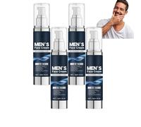 Crema viso 6 in 1 per uomini, crema idratante anti-invecchiamento con retinolo, collagene e acido ialuronico, crema antirughe da uomo, crema contro macchie, crema per il sacco degli occhi, lozione