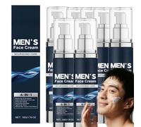 Crema viso 6 in 1 per uomini, crema idratante viso anti-invecchiamento con lozione idratante, borse sotto gli occhi e crema rughe, lozione viso per la cura della pelle (7)
