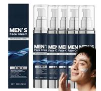 Crema viso 6 in 1 per uomini, crema idratante viso anti-invecchiamento con lozione idratante, sotto gli occhi borse e crema rughe, lozione viso per la cura della pelle (5)