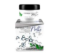 Crema Viso Acido Ialuronico Vitamina E Made In Italy ML 50 Antirughe Antiage Trattamento Notte Rigenerante Idratante Cosmetici Bellezza Idea Regalo Creme Antieta