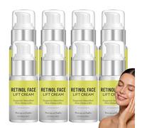 Crema viso al retinolo antirughe e lifting, retinolo anti-invecchiamento, crema viso collagene per rassodare la pelle, tonificante viso per pelle matura, balsamo viso anti-rughe. (8 pezzi)