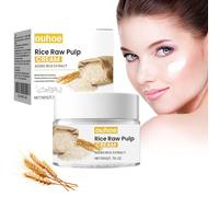 Crema Viso Al Riso,Riso Crema Idratante per Il Viso,Crema Idratante Viso,Rice Extracts,Crema idratante viso donna,Riparazione Della Barriera Cutanea,per Pelli Normali,Pelle secca O Sensibili
