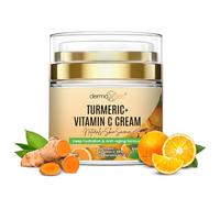 Crema viso alla curcuma + 30% di vitamina C, idratante e riparatrice della pelle, idratante con ingredienti biologici, crema viso anti-invecchiamento, normale, secca, grassa e mista, 500 ml