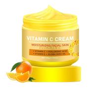 Crema viso alla vitamina C, crema idratante illuminante per il viso, crema anti-età per macchie scure e pelle secca, idratante, levigante, migliora la pelle linee sottili e rughe per tutti i tipi di