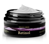 Crema Viso Antirughe 100ml con Retinolo Viso + Acido Salicilico + Burro di Karite 100ml, Crema Idratante Viso per Pelli Sensibili - Crema Viso Pelle grassa Parfumato - Crema Viso Notte Satin Naturel