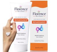 Crema Viso Antirughe Bio con Acido Ialuronico,Retinolo,Vitamina C. Antietà e Antimacchia per Donna e Uomo. Per Contorno Occhi, Linee Sottili, Rughe e Macchie Scure. Florence Bio Face Cream 100 ml