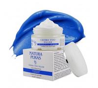 Crema Viso Antirughe Effetto Filler e Lifting Istantaneo EXTRA FORTE - 3 Acidi Ialuronici Multipeso, Acmella Oleracea, Pappa Reale e Caffeina - Pelle Rimpolpata e Levigata - NaturaPuras 50 ml