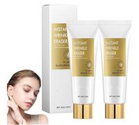 Crema Viso Antirughe Istantanea,Naturale Antirughe Istantaneo, Lozione Rassodante, Crema Viso Antirughe e Antietà, Idratante Giorno e Notte (2 pezzi)